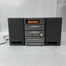 Denon D-C1 Personal Micro Component System CD Changer Cassette AM/FM Aux Speaker picture