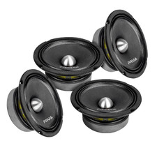 4x PRV Audio 6MR400-4 Bullet Midrange 6.5