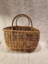 Vintage Two Handled Basket possibly Native American made. 9.5