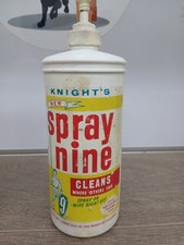 Vintage Knights Spray Nine Cleaner Lot Of 2 picture