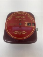 Vintage Coin Metal Bank 1940s Add o Bank Worthen Bank & Trust Little Rock, ARK. picture
