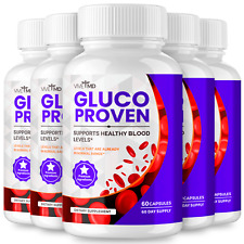 Gluco Proven Capsules Advanced Dietary Supplement Official Formula (5 Pack) picture