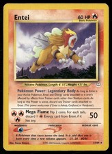 Entei 17/64 Rare Neo Revelation Pokemon Unlimited MP picture