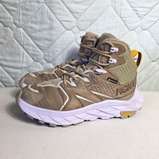HOKA ONE ONE Anacapa Mid Women's Hiking Boots Beige US 7 Medium Width picture