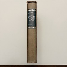1943 Moby Dick Herman Melville HC Slipcase Boardman Robinson Heritage Press picture