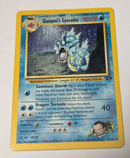 Giovanni's Gyarados 5/132 Gym Challenge Holo Rare Unlimited English 2000 picture