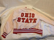 Vintage Ohio State Varsity Bomber Jacket coat Medium Agler-Davidson picture
