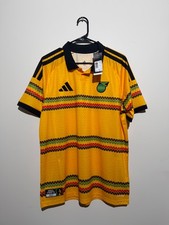 Adidas Jamaica 2026 x Bob Marley Home Jersey KD0959 Men's Large NWT picture