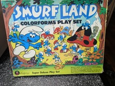 Vintage 1981 Smurf Colorforms Play Set #655 Peyo 80s Cartoon With Extra Sets picture