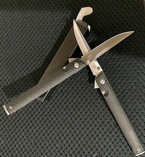 Composite Fiber Jack Knives Tanto Flip Composite Fiber Handle Pocket Folding picture