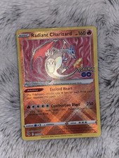 Radiant Charizard 011/078 Pokemon GO Radiant Rare Holo English picture