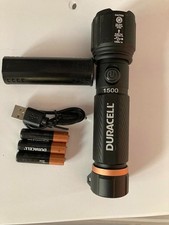 New 1 x Duracell Rechargeable Durabeam Ultra 1500 lumens Hybrid LED Flashlight picture