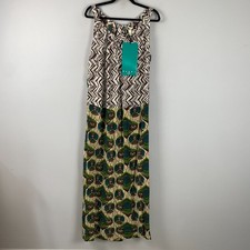 Marni H&M Maxi Dress US Size 10 Retro 60'S Boho Ethnic Silk Sleeveless picture