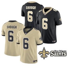 New Saints Men's #6 Tyler Shough Player Jersey All Stitched Jersey  All  NWT= picture