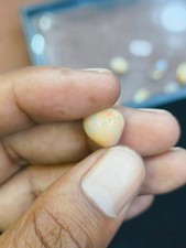5.00 Ct Natural Ethiopian Opal Pear Cabochon 13x12mm Fiery Red Play Loose picture