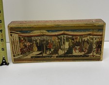 Vintage Italian Florentine Gold Gilt Wood Box 3 Compartment Renaissance Trinket picture