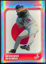 1997 Bowman Chrome - Hideo Nomo #3 International Refractor picture
