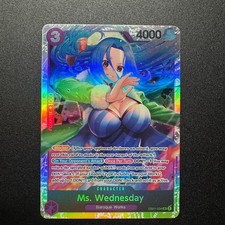 Ms. Wednesday EB01-034 SR - One Piece TCG English Card Near Mint Nefertari Vivi picture