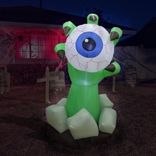 6 FT Halloween Inflatable Monster Hand with Eyeball picture