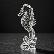 Vintage Waterford Crystal Seahorse Paperweight 7.25