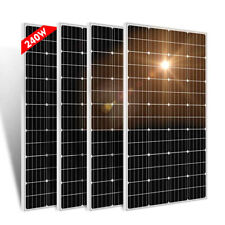 240W 12V Monocrystalline Solar Panel 240 Watts Compact Design PV Power Home RV picture