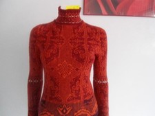 Sweater Turtleneck Etro Milano Vintage 1990s Wool and Cashmere NEW picture