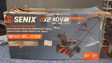 Senix 2x2 40V Cordless Snow Blower 18