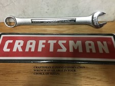 CRAFTSMAN COMBINATION WRENCH  SAE OR METRIC 12 PT~ CHOICE OF SIZE ~  picture