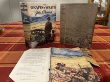 The Grapes of Wrath by John Steinbeck, 2nd Printing before publication 1939 Read picture