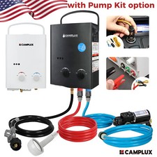 CAMPLUX 5L Portable Propane Water Heater Instant Hot Water for Camping Off-Grid picture