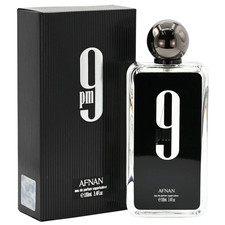 Afnan 9 PM Men's Eau de Parfum Spray Regular Size 3.4 fl oz / 100ml picture