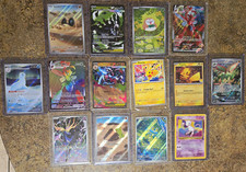 Pokemon Card Lot 14 Cards Scizor VMAX Rainbow Mega Darkrai Charizard Pikachu NM picture