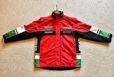 Vintage Official Ducati 1098 MW200 Frank Kennedy Motorcycle Racing Team Jacket L picture