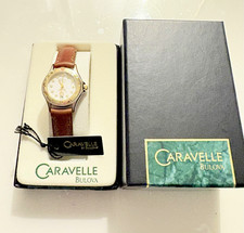 Vintage Caravelle by Bulova Watch (1996) Model 46G21 Full Set with Original Box picture