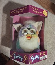 Furby 1999 RAINBOW PASTEL TIE DYE 70-800 NEW SEALED ORIGINAL BOX TIGER Vintage  picture