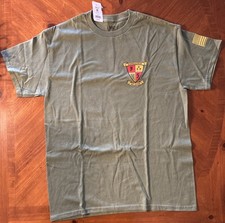 USMC Men's Size Medium  3/5 Dark Horse Get Some Short Sleeve Graphic T-Shirt New picture