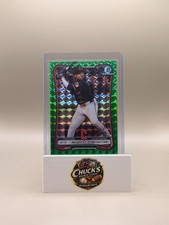 2026 Bowman Chrome Jose Ramirez #8 Green Geometric /99 Guardians picture