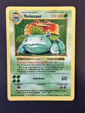 Venusaur 15/102 Holo Shadowless Pokemon 1999 Base Set picture