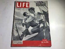 LIFE MAGAZINE.  Senator Kennedy Goes A-Courting.   July 20, 1953. Vintage. picture