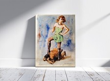 RUDOLF SCHLICHTER DOMINA MEA EXPRESSIONISM ART GICLEE PRINT FINE CANVAS picture