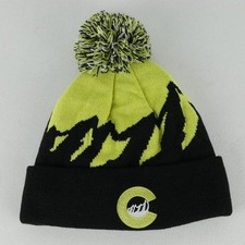 BOCO Gear Adult Unisex Green Black Fleece Lined Winter Pompom Beanie picture