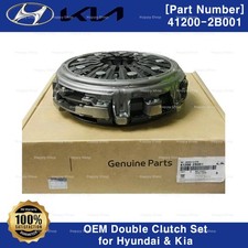 Genuine OEM 412002B001 Double Clutch Set for Hyundai Elantra Ioniq Kia Niro picture