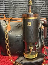 Stanley LUX 40 OZ - Black Snakeskin And All 3 Accessories ooooo la la WOW  picture