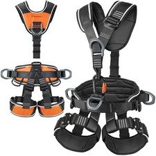 TRSMIMA Full Body Safety Harness for Climbing, Roofing & Tree Work picture