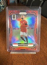 Mohamed Salah 2025-26 Panini Prizm Road to FIFA World Cup Red Maze /86 #220 RARE picture