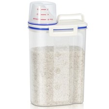 TBMax Rice Container 4 Lbs / 2 Kg Dispenser with Measuring 1 pack, Blue  picture