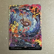 Codie, the Ravenous Codex - Fracture FOIL - Reality Fracture #422 Mythic, NM picture