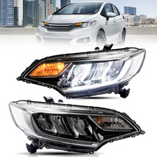 Pair VLAND FULL LED Headlights For Honda FIT 2014-2020 Front Lamps Assembly LHD picture