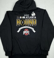 New The Victory Ohio State Buckeyes Men's Large Black Hoodie 2025 Atlanta Bound picture