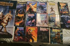 14 MAGAZINES , Dungeon NR 43,46,  AND 12 DRAGON MAGAZINEZ NR 196-203 , 219, 224 picture
